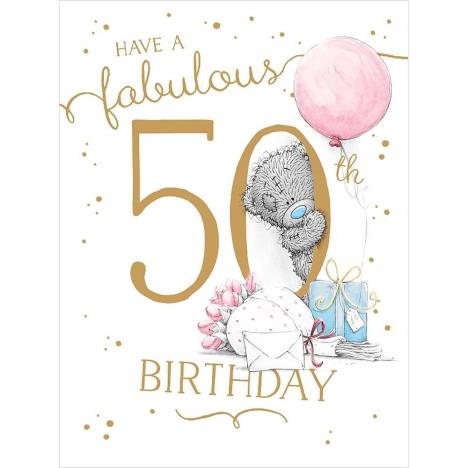 Fabulous 50th Large Me to You Bear Birthday Card £3.59